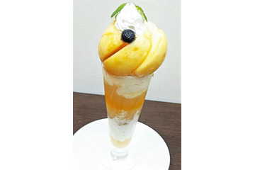 【実食レポ】極上フルーツ「岡山白桃」を使ったスイーツフェア開催!“桃まるごと一個分”の贅沢パフェが絶品! 画像