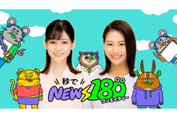 テレ東新人女子アナ 中原みなみ＆藤井由依が180秒ニュース番組出演決定 画像