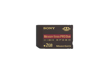 ソニー、高速読み書き対応で2Gバイトのメモリースティック PRO デュオを発売 画像
