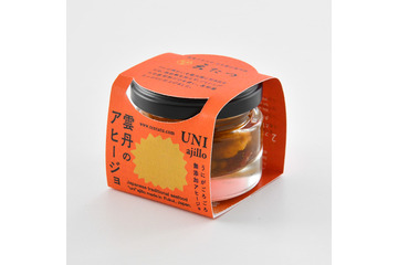 日本三大珍味で知られる「天たつ」から新商品「雲丹のアヒージョ」 画像