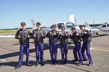 朝ドラ『舞いあがれ！』航空学校編ロケ快調！ヒロイン・福原遥「空の青さにびっくり」 画像