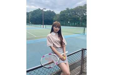 Kirariのテニスウェア姿に「コート上の天使」「最高にかわいい!」の声! 画像