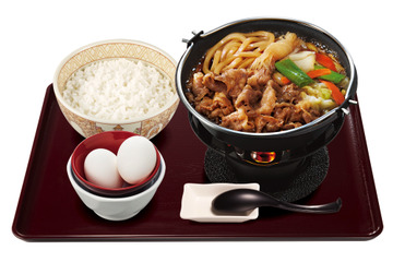 すき家、冬の定番「牛すき鍋定食」発売　しびれる辛さ魅力の「牛・麻辣火鍋定食」も新登場 画像