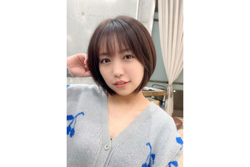 大原優乃、過去イチ短いショートボブに反響！「可愛すぎる」「めっちゃタイプ」 画像