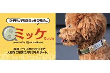 ペットの迷子対策に!二次元バーコード付きの迷子札「ミッケ」新発売 画像