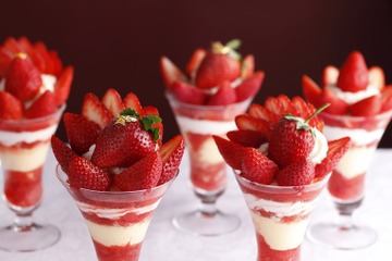 資生堂パーラー銀座本店に“いちご”大集結！料理長厳選の品種でプレミアムなパフェ 画像