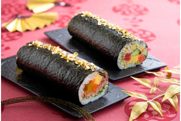 ホテルメイドの恵方巻は超豪華!海鮮、国産牛しゃぶサーロインに金箔も 画像