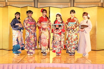 SKE48新成人メンバー6人が成人式!艶やか振袖姿でハタチの意気込み語る 画像