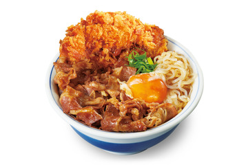 かつや「牛すき焼きとチキンカツの合い盛り」がパワーアップして5年ぶりに帰ってきた！ 画像