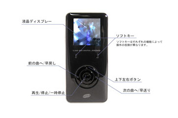 NHJ、デジカメ画像をPCなしで転送・表示できる5GバイトHDDオーディオプレーヤー 画像