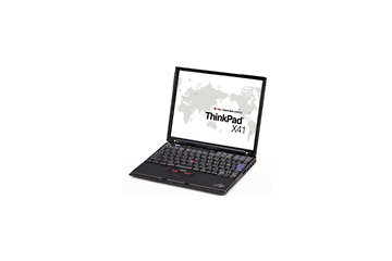 日本IBM、指紋センサー搭載のB5モバイルノート「ThinkPad X41」など6機種46モデル 画像