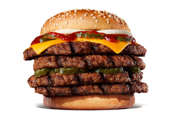 バーガーキング、超大型のスパイシーバーガー「ストロング ザ・ワンパウンダー」を期間・数量限定で発売 画像