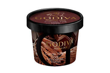 ゴディバ「カップアイス」に季節限定「カカオ72％ ダークチョコレートソルベ」など3種が新登場！ 画像