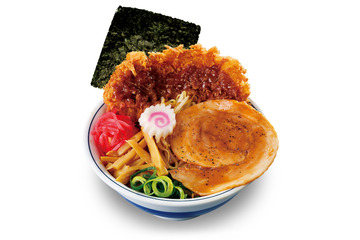 かつや、ラーメンのような見た目の新商品「とんこつチキンカツ丼」期間限定販売 画像