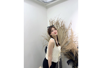 めるる、レアな三つ編みツイン姿に「わー!夏」「おさげかわいい」の称賛 画像