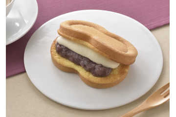 銀座コージーコーナーに進化系和スイーツ「スフレワッフル(つぶあん&ホイップ)」が再登場 画像