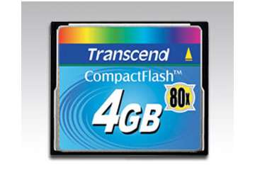トランセンド、4Gバイトの80倍速CFカード「80X Ultra Performance CF Card」 画像