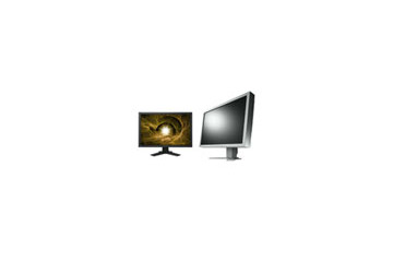 画面の明るさを低減して目の負担を軽くする24.1V型液晶ディスプレイ 画像