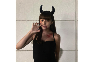 蓼沼優衣、セクシー悪魔コスプレでハロウィン先取り 画像