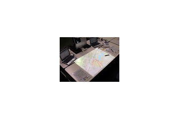 NTTコムウェア、「タンジブル災害情報管理システム（デジタルペン版）」を開発 画像