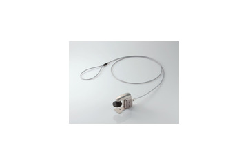 エレコム、盗難防止とデータの不正閲覧を防止するノートPC専用ワイヤーロック 画像