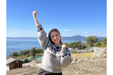 村重杏奈、広島県・江田島市を“おさんぽ旅” オリーブ鑑定士もビックリの才能が?! 画像