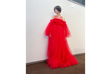 南沙良、鮮やかな赤のドレス姿を披露「どこのプリンセスかと」 画像