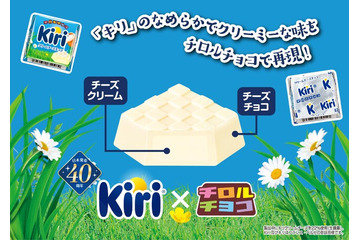 「キリ」と「チロルチョコ」が再びコラボ、限定商品が全国発売 画像