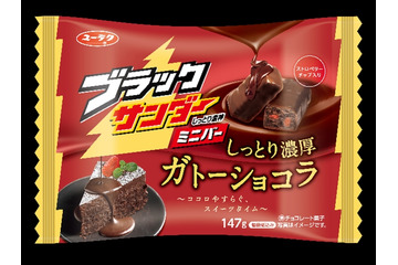 「ブラックサンダーミニバー ガトーショコラ」冬季限定で再登場 画像