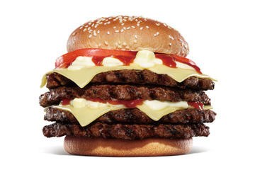 バーガーキング、年末年始限定の特大チーズバーガー「23/24 T.O.P.」新発売 画像