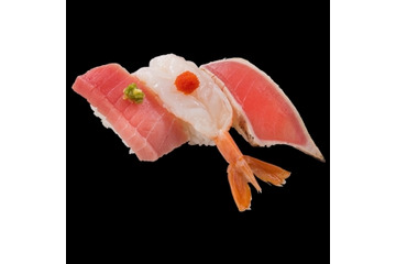 冬の味覚を贅沢な組み合わせで!魚べい・元気寿司「3貫ネタ紅白祭り!」開催 画像