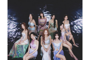 TWICE、7月に日本オリジナルアルバム発売！9人の魅力がきらめく、“女神”のような新ビジュアルも公開 画像