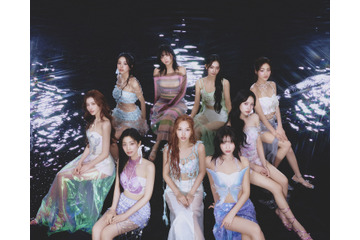 TWICE、7月に日本オリジナルアルバム発売!9人の魅力がきらめく、“女神”のような新ビジュアルも公開 画像