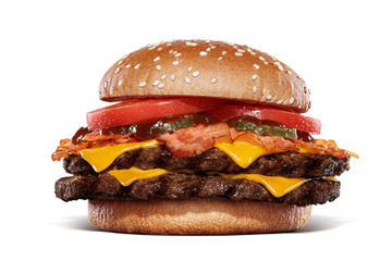 バーガーキング、食べ応え抜群の新商品「ビッグマウスバーガー」2種を期間限定発売 画像