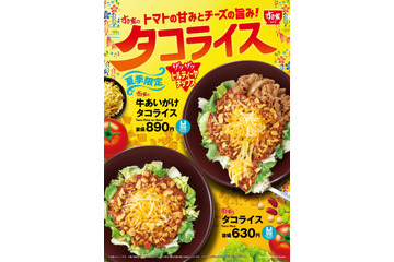 すき家に夏季限定「タコライス」登場!今年はトルティーヤチップスで“ザクザク”食感がプラス 画像