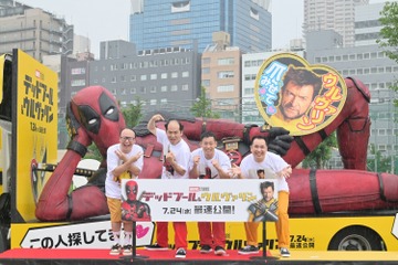 『デッドプール＆ウルヴァリン』全長7.5mの巨大デップートラックが出発 画像