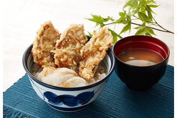 天丼てんや、うなぎ蒲焼き天ぷら&十勝産とろろの「うなとろ天丼」期間限定販売 画像