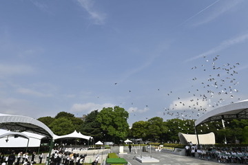 広島平和記念式典でのNHKのカメラワークが話題 画像