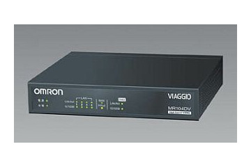 オムロン、スループット92M・VPN対応の高性能ルータ「MR104DV」を発表 画像