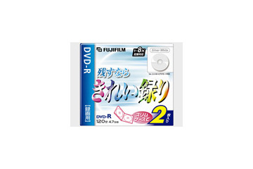 富士写、5mmケースに2枚のDVD-Rを収納 画像
