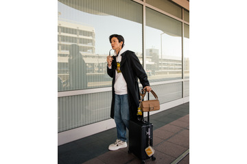 目黒蓮、フェンディをまとって羽田国際空港に登場! イタリア・ミラノに向けて出発 画像