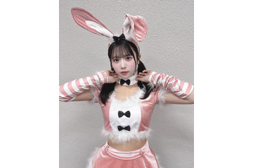 NMB48・芳賀礼のバニーガール姿が「かわいすぎる」と話題！ 太ももチラ見せでセクシーさも… 画像