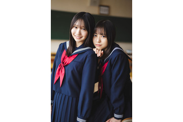 日向坂46・正源司陽子＆藤嶌果歩、制服姿で“女子校生の日常”を体現！『B.L.T.graduation2025』に登場 画像