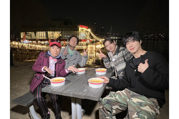 ナイナイが東方神起と韓国グルメ旅! LE SSERAFIMやILLITへの直撃取材も 画像