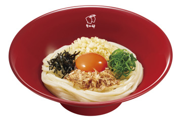 なか卯、4種のトッピングが特徴の朝食「たまかけうどん」が290円で新登場! 画像