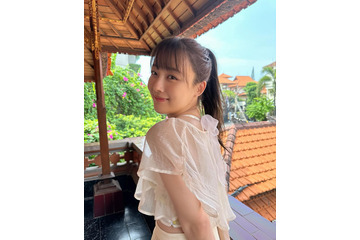 SKE48・鎌田菜月、1st写真集ピーアールのポニテ姿に「最強!」「似合う」の声 画像