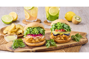 フレッシュネスバーガー、16日よりパクチー香る新商品「バインミー」「グリーンカレー」バーガー発売 画像