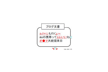 「ゎナ=∪も行くょ〜」も修正 —— KDDI研、「くだけた表現」の自動判読技術を開発 画像