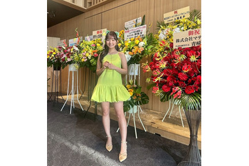 「ショードラアワード2025」受賞の豊田ルナ、ミニワンピの美脚オフショで喜び吐露 画像