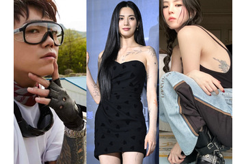 全身タトゥーを「バカみたい」と後悔して除去する女優も…高い代償と痛みに耐えタトゥーを消す韓国スターたち 画像